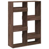 Kamerscherm 100x33x135 cm bewerkt hout bruin eikenkleurig - thumbnail