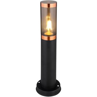 Globo Zwart met roodkoperen terraslampBoston - 3158BC