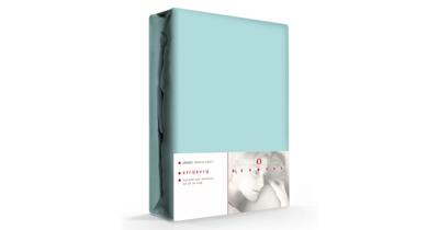 Good Morning Hoeslaken, Aqua - (160/180x200 cm) - Katoen Jersey