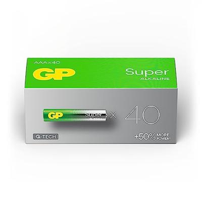 GP Super AAA batterij (potlood) Alkaline 1.5 V 40 stuk(s) GP Super AAA batterij (potlood) Alkaline 1.5 V 40 stuk(s)