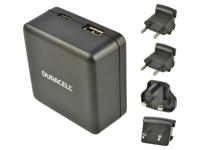 DR6003A - Wereld oplader - USB type-C, USB type-A - 5.4A - zwart - thumbnail