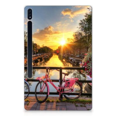 Samsung Galaxy Tab S7 Plus | S8 Plus | Hip Hoesje | Amsterdamse Grachten