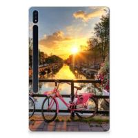 Samsung Galaxy Tab S7 Plus | S8 Plus | Hip Hoesje | Amsterdamse Grachten - thumbnail