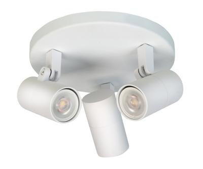 Highlight Witte opbouwspotPiccolo 3-lichts rond - S7442.00