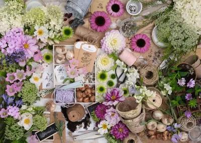 Ravensburger Legpuzzel voor de liefde van bloemen, 1000st. - thumbnail