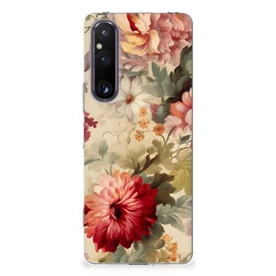 TPU Case voor Sony Xperia 1 V Bloemen TPU Case voor Sony Xperia 1 V Bloemen