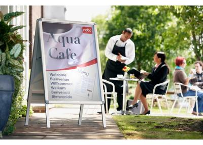 Stoepbord Nobo A2 47,5x89cm met kliklijst