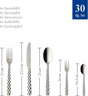 VILLEROY & BOCH - Boston - Bestekset 6 persoons 30-dlg VILLEROY & BOCH - Boston - Bestekset 6 persoons 30-dlg