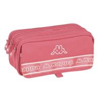 Pennenetui met 3 vakken Kappa Marsala 21,5 x 10 x 8 cm - thumbnail