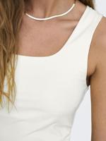 Only Onlea S/l 2-ways Fit Top Jrs Noos Tops En Singlets Cloud Dancer - thumbnail