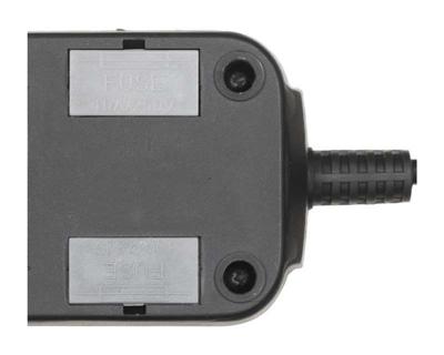 LESTAR LV530W 2,5M Overspanningsbeveiliging Zwart, Grijs 5 AC-uitgang(en)