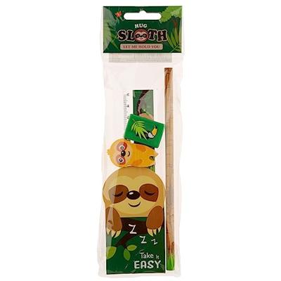 Luiaard - 5-delig Bureausetje