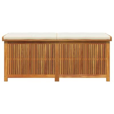 Kussenbox voor buiten 150x50x60,5 cm massief acaciahout