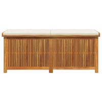 Kussenbox voor buiten 150x50x60,5 cm massief acaciahout - thumbnail