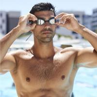 Zwembril Zoggs Fusion Air Titanium Donker grijs Één maat - thumbnail