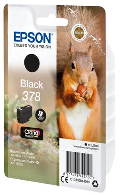 Epson Inktcartridge 378 Origineel Zwart C 13 T 37814010