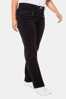 Ulla Popken Broek Mony, tinneroy, schuine zakken, deels elastische ban - Grote Maten Ulla Popken Broek Mony, tinneroy, schuine zakken, deels elastische ban - Grote Maten