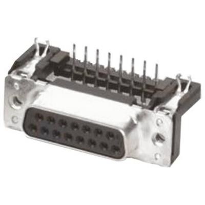 HARTING 09663526611 D-sub female connector 90 ° Aantal polen: 25 Solderen 1 stuk(s)