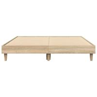 Bedframe zonder matras hout sonoma eikenkleurig 120x200 cm - thumbnail