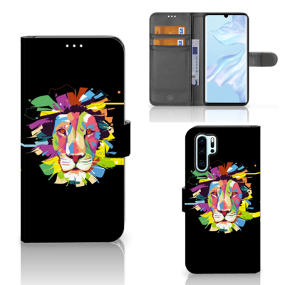 Huawei P30 Pro Leuk Hoesje Lion Color Huawei P30 Pro Leuk Hoesje Lion Color