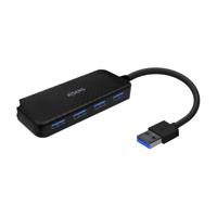 Hub USB Aisens A106-0713 Zwart (1 Stuks) - thumbnail