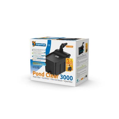 Pondclear Kit 3000 vijver SuperfishPondcl.kit 3000 -uvc 5w- pomp 1000l SuperFish - Superfish