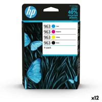 Originele inkt cartridge HP OFFICEJET PRO 9000 SERIES - Nº 963 Geel Multicolour (12 Stuks) - thumbnail