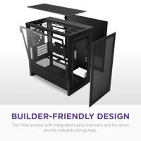 ATX Semi-toren doos NZXT CC-H31FB-01 Zwart - thumbnail