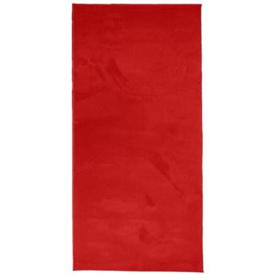 VidaXL Vloerkleed oviedo laagpolig 100x200 cm rood