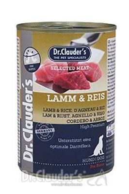 Dr. Clauder's lam met rijst natvoer hond 6 x 400 g
