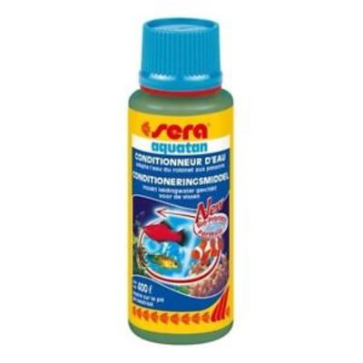 Sera Aquatan 100 ml - Snelle Waterbehandeling Aquarium, Neutraliseert Chloor & Metalen