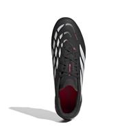 adidas Predator League Gras Voetbalschoenen (FG) Zwart Wit Rood - thumbnail