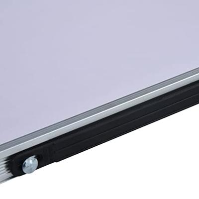 Campingtafel inklapbaar 60x40 cm aluminium wit - thumbnail