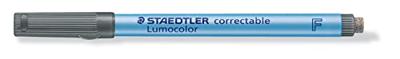 Viltstift staedtler ohp lumo f 305 correctable zw | 10 stuks