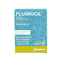 Fluimucil Bruistablet 200mg 20 Bruistabletten - thumbnail