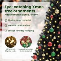 VidaXL Kerstboom met 150 led met standaard zwart 150 cm pvc - thumbnail