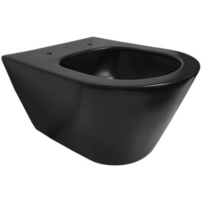 Wiesbaden Stereo Wandcloset Rimless - Mat Zwart