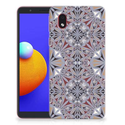 Samsung Galaxy A01 Core | TPU | Siliconen hoesje | Flower Tiles