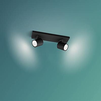 Philips Zwarte plafondspotRunner 2-lichts - 929003204801