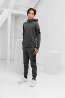 Malelions winter hoodie jongens - grijs - nylon, zak - thumbnail