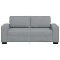 2-zitsbank 140 cm stof lichtgrijs - thumbnail