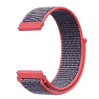 By Qubix - Sport Loop nylon bandje - Magenta - Compatible met Garmin Vivoactive 6 / Vivoactive 5 / Vivoactive 3 - Compatible Garmin bandje - Bandbreedte: 20mm - thumbnail