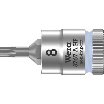 Wera 8767 A HF TORX® Zyklop Bit/dop-combinatie met 1/4" Aandrijving met Vasthoudfunctie, TX 8 x 28 mm - 1 stuk(s) - 05003360001