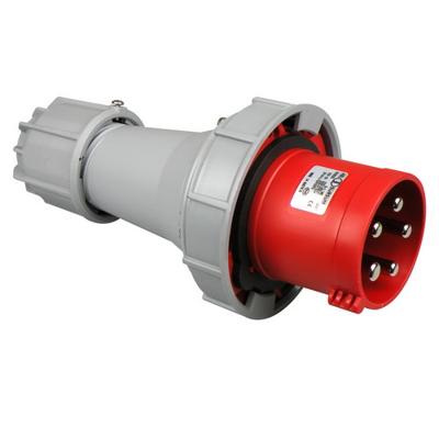 CEE stekker 63A 5 polig 400V IP67rood ABL