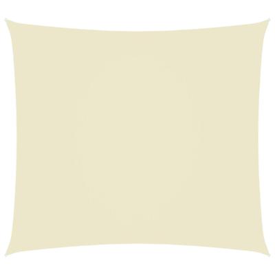 Zonnescherm rechthoekig 4x5 m oxford stof crmekleurig