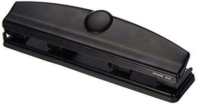 Esselte 4-gaats perforator 10 vel zwart