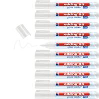 Viltstift edding 95 glasbord wit | 10 stuks - thumbnail