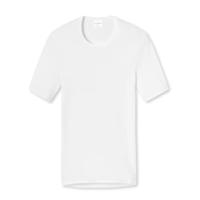 Heren T-Shirt Rib - Feinrib Original - 100% katoenen witte heren ondershirts korte mouw - thumbnail