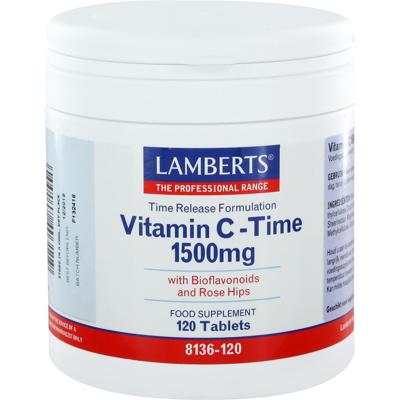 Lamberts Vitamine C 1500 mg Time Release & Bioflavonoiden Tabletten