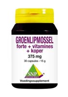 Groenlipmossel forte + vitamines + koper 30 Capsules - thumbnail
